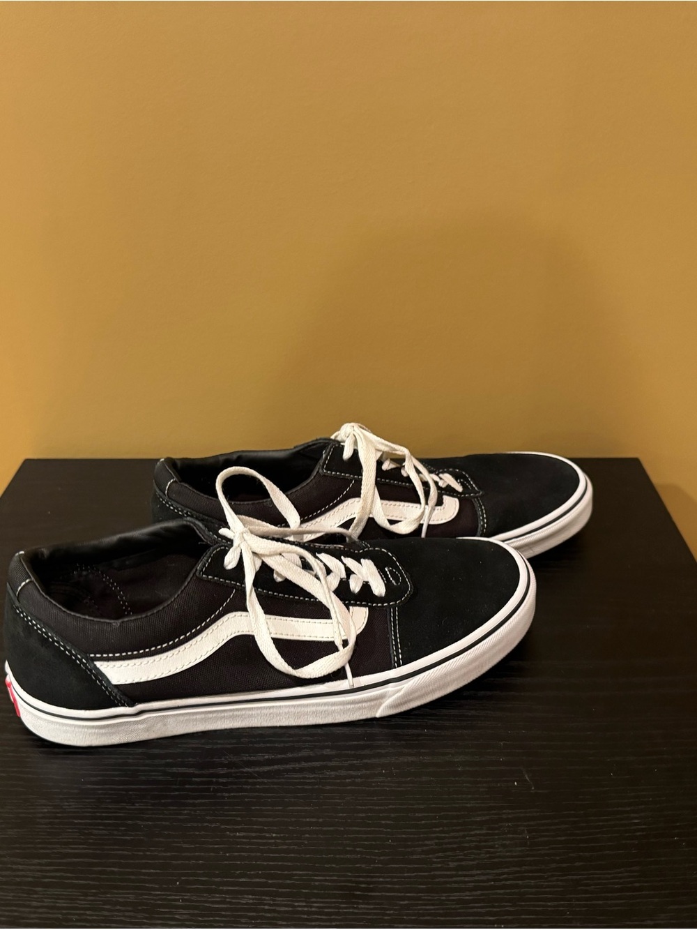 Vans Black & White Old Skool Skate Sneakers